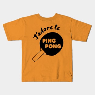 J'adore le Ping Pong Kids T-Shirt